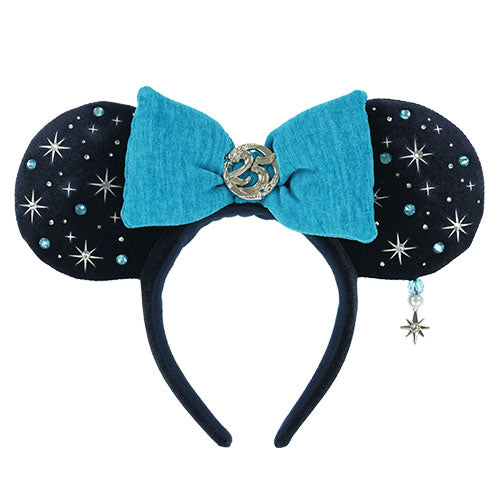 TDR - Tokyo DisneySea 25th Anniversary "Sparkling Jubilee" x Black Ear Headband (Release Date: Apr 8, 2026)