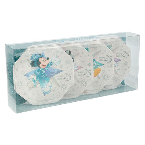 TDR - Tokyo DisneySea 25th Anniversary "Sparkling Jubilee" x Mickey & Friends Plate Set of 4 (Release Date: Apr 8, 2026)