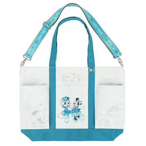 TDR - Tokyo DisneySea 25th Anniversary "Sparkling Jubilee" x Mickey & Minnie Tote Bag (Release Date: Apr 8, 2026)