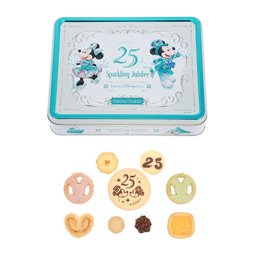 TDR - Tokyo DisneySea 25th Anniversary "Sparkling Jubilee" x Mickey & Minnie Assorted Cookie Box (Release Date: Apr 8, 2026)