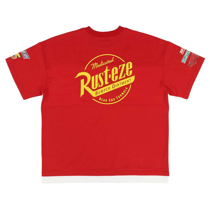 TDR - Disney/Pixar Cars Lightning McQueen Big Silhouette T Shirt for Adults (Color: Red) (Release Date: June 18, 2025)