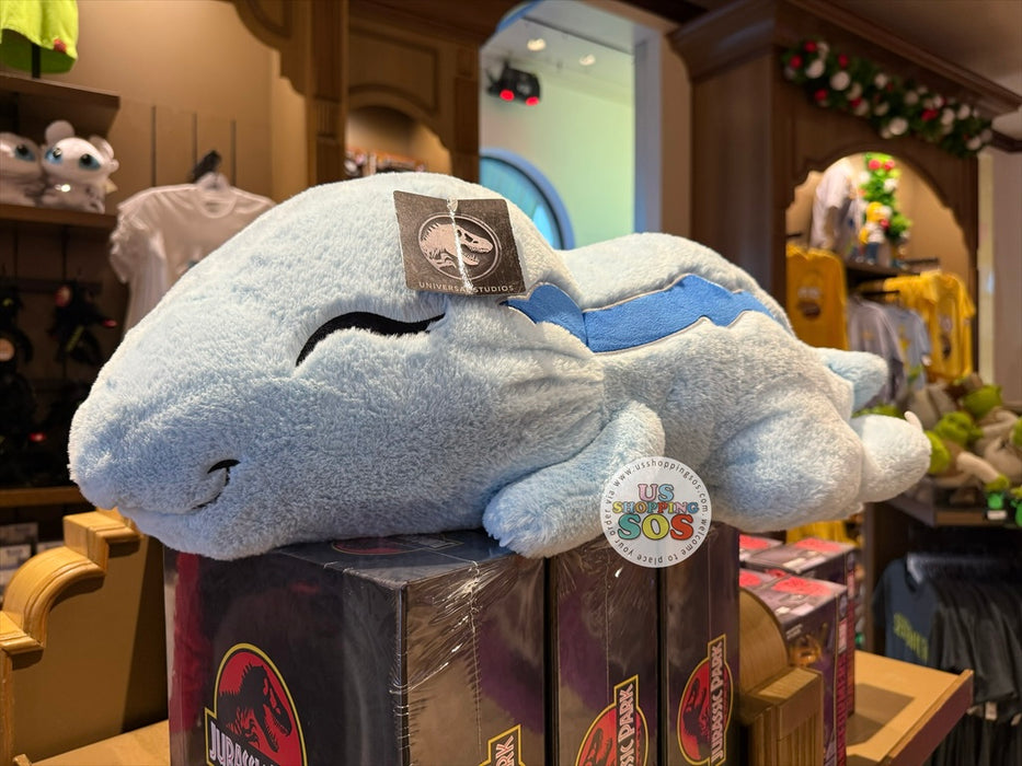Universal Studios - Jurassic Park - Baby Velociraptor Fluffy Sleeping Plush Toy