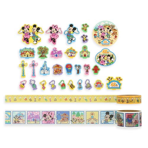 TDR - 2026 Tokyo Disneyland 43rd Anniversary Collection x Mickey Mouse & Friends Stickers & Masking Tapes Set (Release Date: Apr 15, 2026)