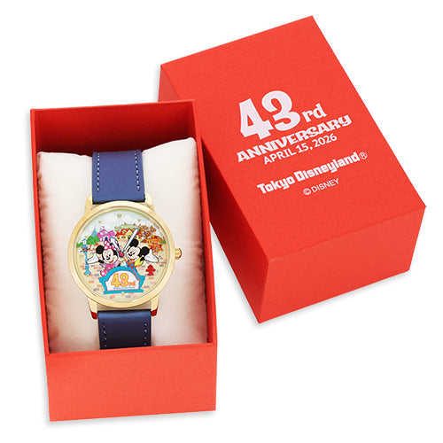 TDR - 2026 Tokyo Disneyland 43rd Anniversary Collection x Mickey Mouse & Friends Watch (Release Date: Apr 15, 2026)
