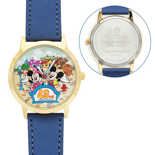 TDR - 2026 Tokyo Disneyland 43rd Anniversary Collection x Mickey Mouse & Friends Watch (Release Date: Apr 15, 2026)