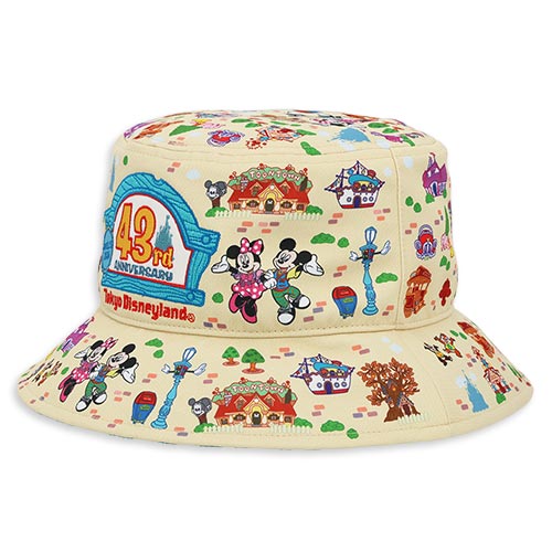TDR - 2026 Tokyo Disneyland 43rd Anniversary Collection x Mickey & Friends Bucket Hat for Adults (Release Date: Apr 15, 2026)