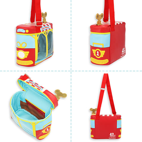 TDR - 2026 Tokyo Disneyland 43rd Anniversary Collection x Jolly Trolley Shaped Shoulder Bag (Release Date: Apr 15, 2026)