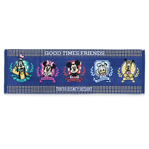 TDR - 2026 Mickey & Friends "Good times Friends" Collection x Long Face Towel (Release Date: Apr 23, 2026)