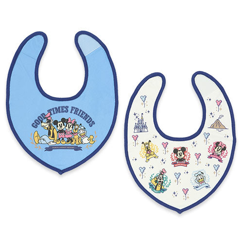 TDR - 2026 Mickey & Friends "Good times Friends" Collection x Baby Bib Set of 2 (Release Date: Apr 23, 2026)