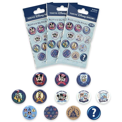 TDR - 2026 Mickey & Friends "Good times Friends" Collection x Mystery Button Badge Bag (Release Date: Apr 23, 2026)