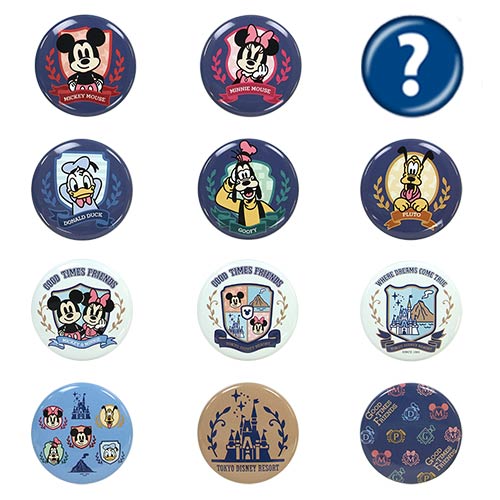TDR - 2026 Mickey & Friends "Good times Friends" Collection x Mystery Button Badge Bag (Release Date: Apr 23, 2026)