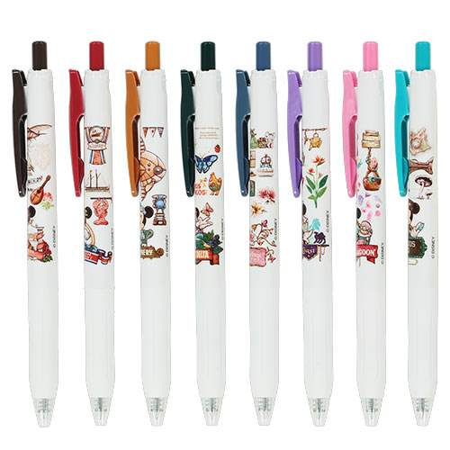 TDR - Tokyo DisneySea 25th Anniversary "The Jubilee Journey" x Mickey & Minnie Mouse Sarasa Ballpoint Pens Set of 8 (Release Date: May 25, 2026)