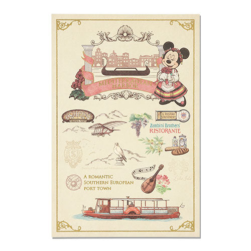 TDR - Tokyo DisneySea 25th Anniversary "The Jubilee Journey" x Minnie Mouse "Mediterranean Harbor" Post Card (Release Date: May 25, 2026)