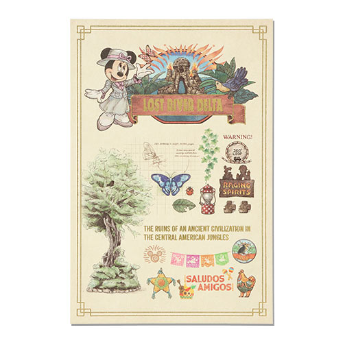 TDR - Tokyo DisneySea 25th Anniversary "The Jubilee Journey" x Minnie Mouse "Lost River Delta" Post Card (Release Date: May 25, 2026)