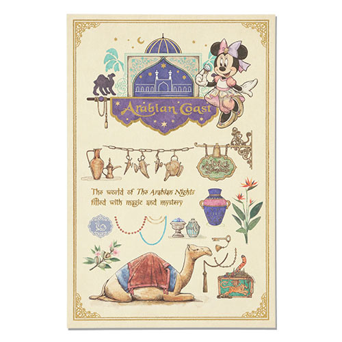 TDR - Tokyo DisneySea 25th Anniversary "The Jubilee Journey" x Minnie Mouse "Arabian Coast" Post Card (Release Date: May 25, 2026)