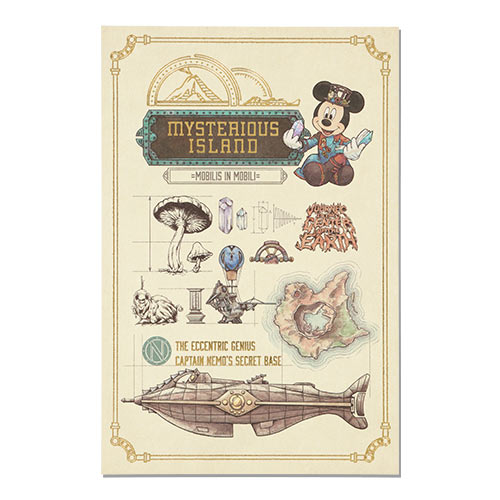 TDR - Tokyo DisneySea 25th Anniversary "The Jubilee Journey" x Minnie Mouse "Mysterious Island" Post Card (Release Date: May 25, 2026)