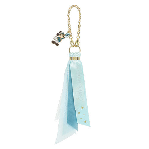 TDR - Tokyo DisneySea 25th Anniversary "The Jubilee Journey" x Mickey Mouse "Blue Ribbons" Keychain (Release Date: May 25, 2026)