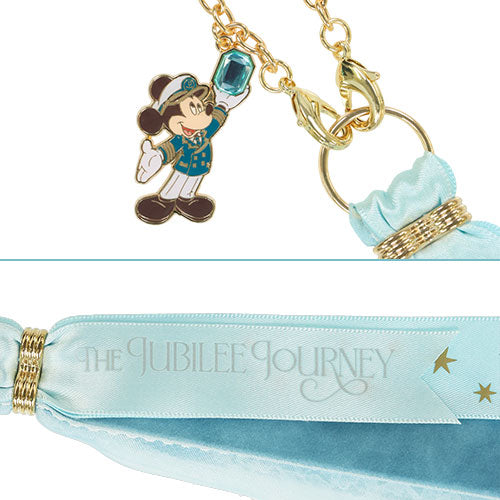 TDR - Tokyo DisneySea 25th Anniversary "The Jubilee Journey" x Mickey Mouse "Blue Ribbons" Keychain (Release Date: May 25, 2026)