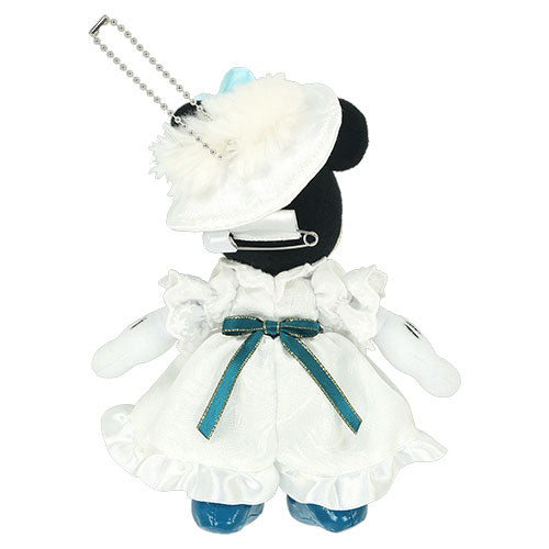 TDR - Tokyo DisneySea 25th Anniversary "The Jubilee Journey" x Minnie Mouse "Fluffy White Dress" Plush Keychain (Release Date: May 25, 2026)