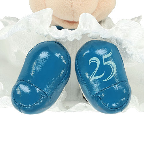 TDR - Tokyo DisneySea 25th Anniversary "The Jubilee Journey" x Minnie Mouse "Fluffy White Dress" Plush Keychain (Release Date: May 25, 2026)