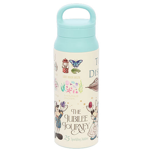 TDR - Tokyo DisneySea 25th Anniversary "The Jubilee Journey" x Mickey & Minnie Mouse Stainless Steel Bottle (Release Date: May 25, 2026)