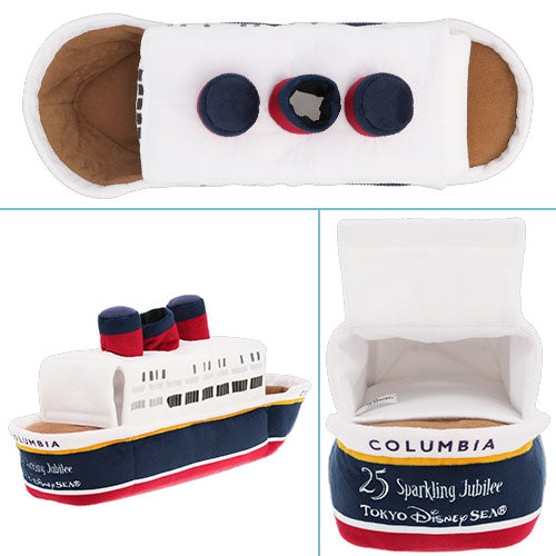 TDR - Tokyo DisneySea 25th Anniversary "The Jubilee Journey" x  "SS Columbia" Ship Shaped Tissue Box Holder (Release Date: May 25, 2026)