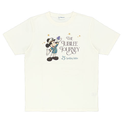 TDR - Tokyo DisneySea 25th Anniversary "The Jubilee Journey" x Mickey Mouse T Shirt for Adults (Release Date: May 25, 2026)
