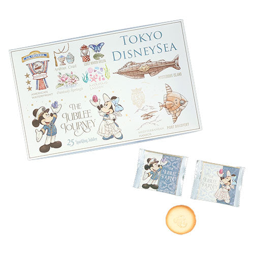 TDR - Tokyo DisneySea 25th Anniversary "The Jubilee Journey" x Mickey & Minnie Mouse Chocolate Sandwich Cookies Box Set (Release Date: May 25, 2026)