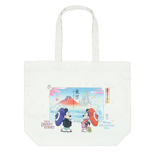 TDR - Japanese-Theme Mickey & Minnie 2026 x Tote Bag (Release Date: June 4, 2026)