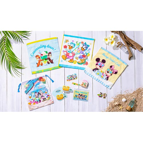 TDR - 2026 Mickey & Friends "Hello Hello Summer!!" Collection x Mickey & Minnie Mouse Pin Badge Set of 2 (Release Date: Jun 11, 2026)