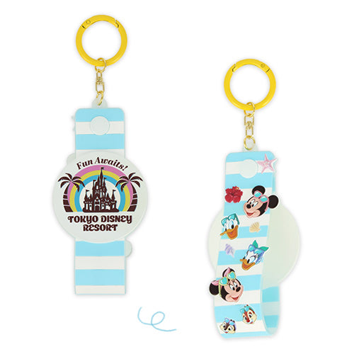 TDR - 2026 Mickey & Friends "Hello Hello Summer!!" Collection x Towel Holder Keychain (Release Date: Jun 11, 2026)