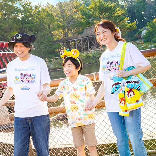 TDR - 2026 Mickey & Friends "Hello Hello Summer!!" Collection x  T Shirt for Adults (Release Date: Jun 11, 2026)