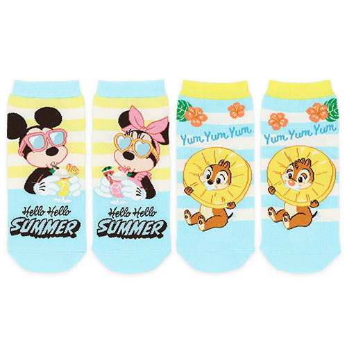 TDR - 2026 Mickey & Friends "Hello Hello Summer!!" Collection x Socks Set of 2 (Release Date: Jun 11, 2026)