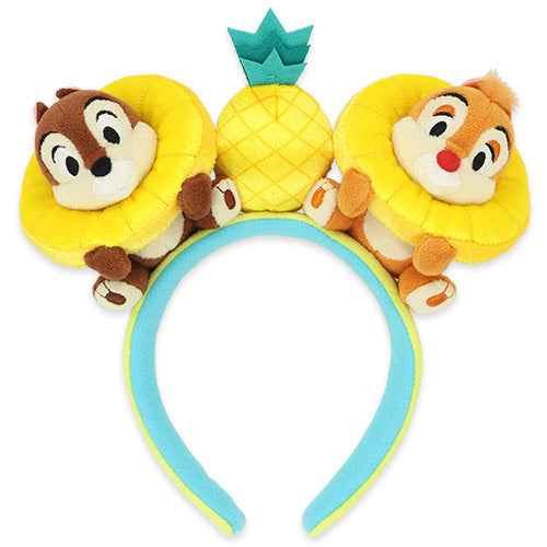 TDR - 2026 Mickey & Friends "Hello Hello Summer!!" Collection x Chip & Dale "Peeking Out from a Pineapple" Headband (Release Date: Jun 11, 2026)