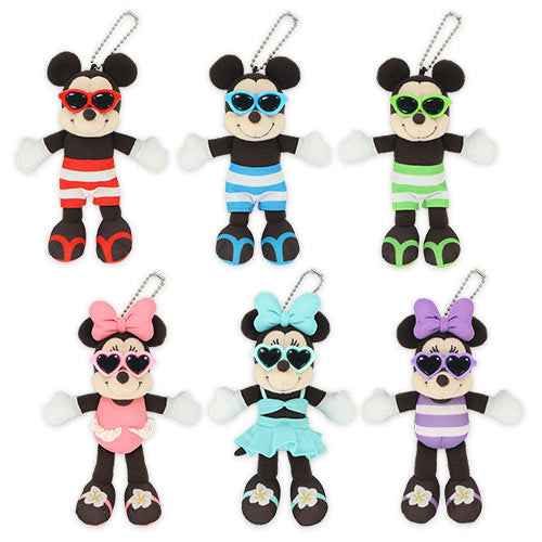 TDR - 2026 Mickey & Friends "Hello Hello Summer!!" Collection x Mickey & Minnie Mouse Mystery Plush Keychain (Single Box) (Release Date: Jun 11, 2026)