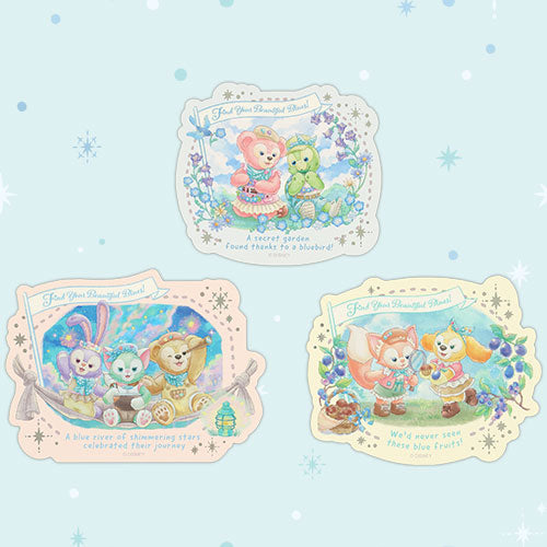 TDR - 2026 Duffy & Friends "Find Your Beautiful Blues" Series #2 Collection x Stickers Set of 3 (Release Date: Jul 7, 2026)
