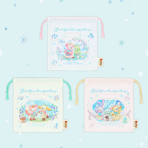 TDR - 2026 Duffy & Friends "Find Your Beautiful Blues" Series #2 Collection x Drawstring Bag Set of 3 (Release Date: Jul 7, 2026)