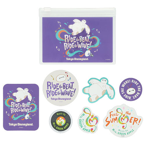 TDR - 2026 Baymax "Ride the Beat, Ride the Wave! x Stickers & Zip Case Set (Release Date: Jul 1, 2026)