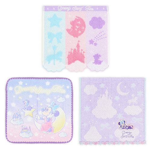 TDR - 2026 Dreamy Starry Time Collection x Minnie Mouse and Figaro Mini Towels Set of 3 (Release Date: Jun 25, 2026)