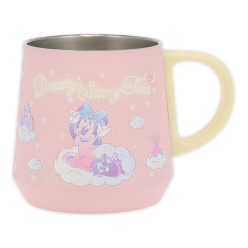 TDR - 2026 Dreamy Starry Time Collection x Minnie Mouse and Figaro Stainless Steel Mug Color: Pink (Release Date: Jun 25, 2026)