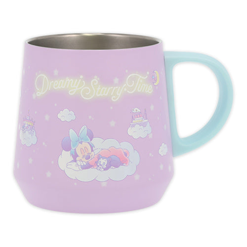 TDR - 2026 Dreamy Starry Time Collection x Minnie Mouse and Figaro Stainless Steel Mug Color: Purple (Release Date: Jun 25, 2026)