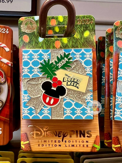WDW - Disney’s Boardwalk - Mickey Limited Edition Present Pin