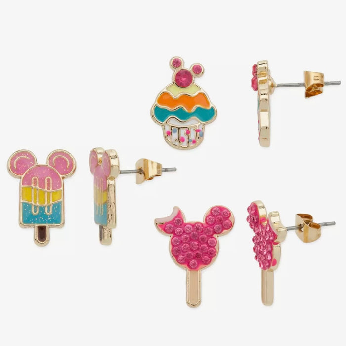 DLR/WDW - Disney Parks Jewelry - Cupcake, Lollipop & Popsicle Earrings Set of 3