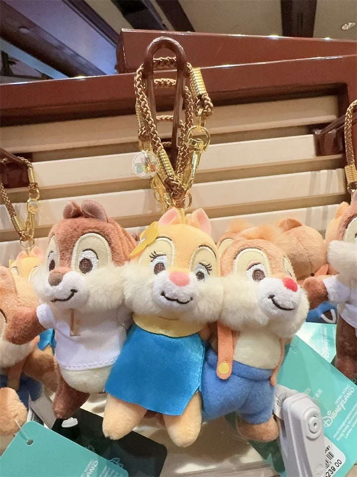 HKDL - Chip 'n' Dale Hong Kong Heritage Plush Keychains Set