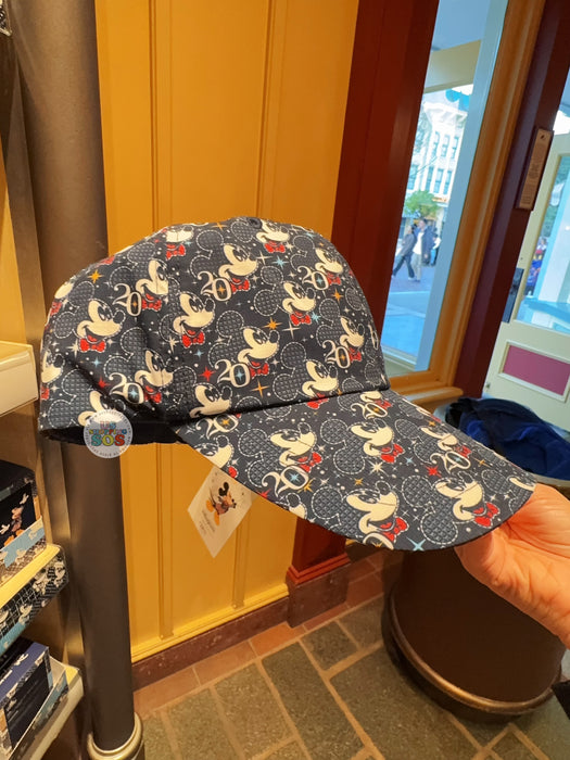 HKDL - Hong Kong Disneyland 20th Anniversary FDMTL Mickey All Over Print Baseball Cap/Hat for Adults
