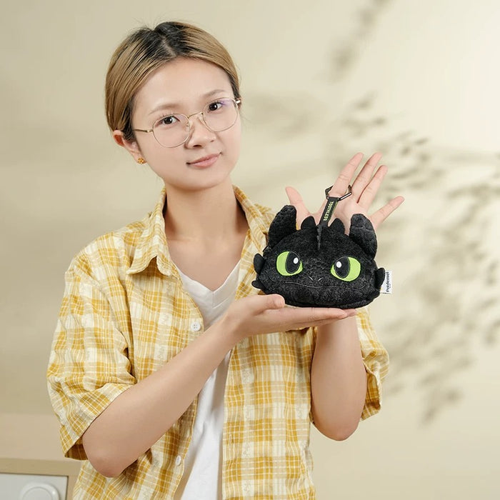 China Exclusive - How to Train Your Dragon x Toothless Big Face Pouch & Keychain
