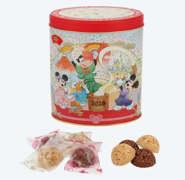TDR - 2026 Happy New Year Mickey & Friends Collection x Mickey & Friends Chocolate Crunch Box Set(Release Date: Dec 1, 2025)