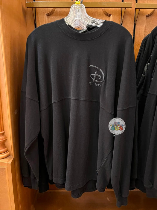 WDW - Spirit Jersey "Walt Disney World" Black Puffy Ink Black Pullover (Adult)
