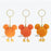 TDR - 2026 Disney Halloween x Mickey & Minnie Mouse 'Scared Ghost & Pumpkin Lantern Collection x Pumpkin Lantern Plush Keychains Set of 3 (Release Date: Sept 15, 2026)