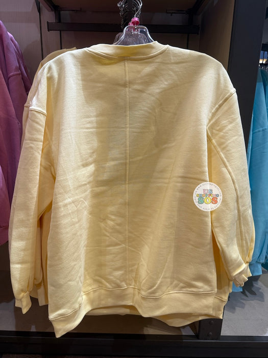DLR/WDW - Beauty and the Beast 2026 - Chip Face Icon Park Logo Butter Yellow Fleece Pullover (Adult)